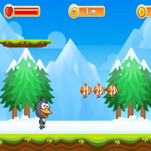 Funny Penguins Jump Escape