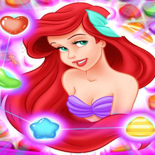 Ariel | The Little Mermaid Match 3 Puzzle