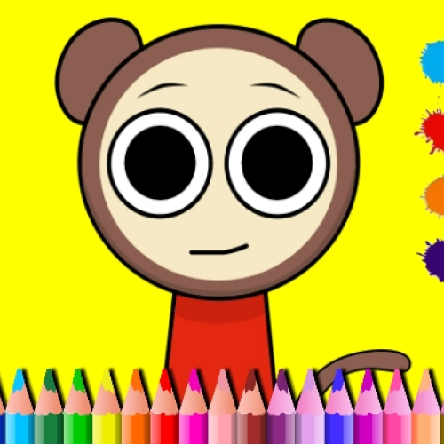 BTS Sprunki Valentine Coloring