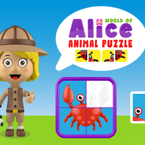 World of Alice   Animals Puzzle