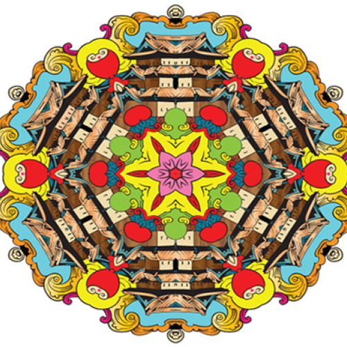 Mandala coloring book for adults and kids