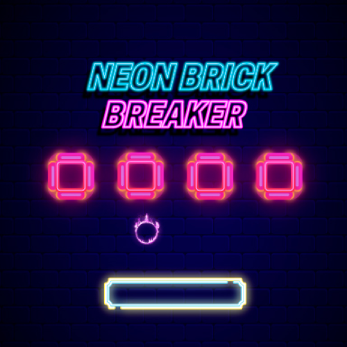 Neon Brick Breaker