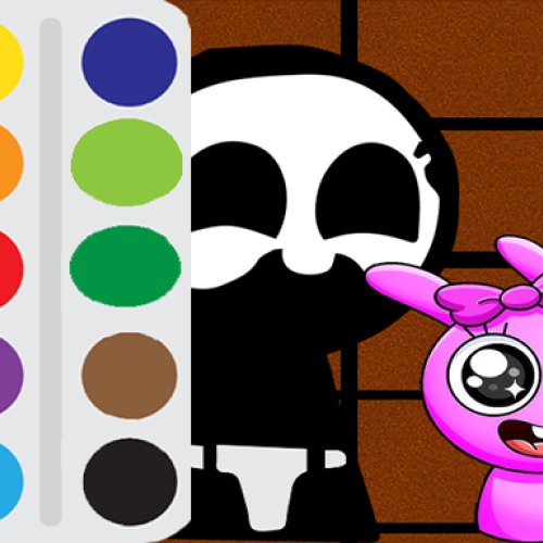 Baby Sprunki incredibox Coloring