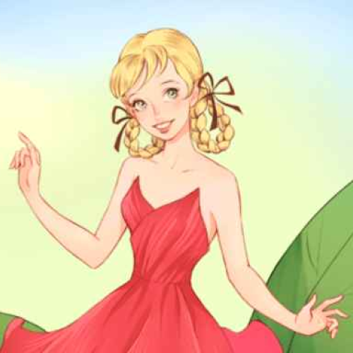 Dress up Thumbelina