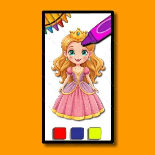 BTS Princess Coloring Book