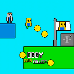 Obby vs Bacon Rainbow Parkour