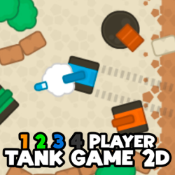 1 2 3 4 Player Tank Game 2D