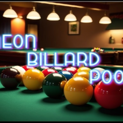 Neon Billard Pool