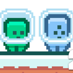 Green and Blue Cuteman 2