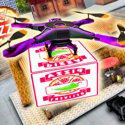Drone Pizza Delivery Simulator