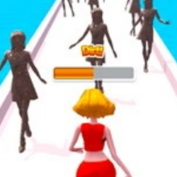 Girl Run Beauty 3d