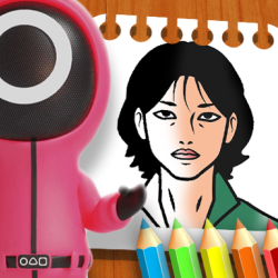 Squid Game Coloring Book