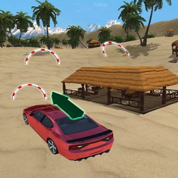 Incredible Water Surfing Car Stunt Game