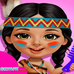 Summer Vacation Girl And Boy At Resort