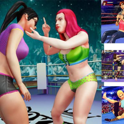 Women Wrestling Fight Revolution: Fighting Games