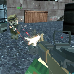 Pixel GunGame Arena Prison blocky combat