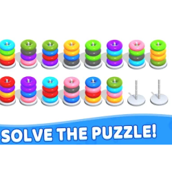 Color Hoop Stack - Puzzle