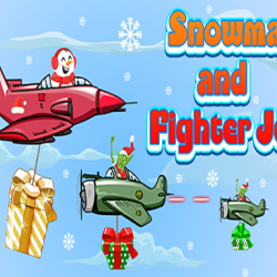 Snowma and Fighter Jet