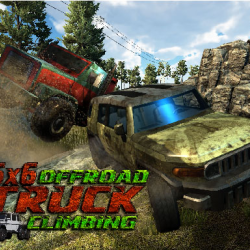 Offroad 6x6 Jeep Driving