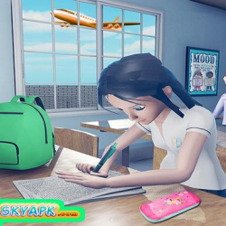Virtual High School Girl Game- School Simulator 3D
