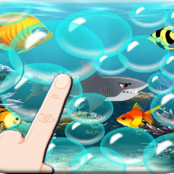 Floating bubbles - Blue Ball 4