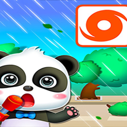 Baby Panda Hurricane Safety