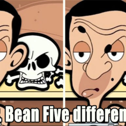 Mr Bean Five Difference Challenge