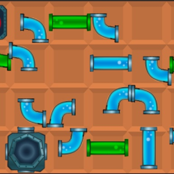Connect the Pipes 2d