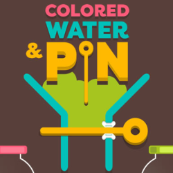 Colored Water & Pin