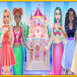 Princess & Mermaid Doll House Decorating