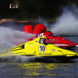 Motor Racing Boat