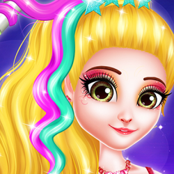 Hair Saloon Color by Number - Girls Fashion Games
