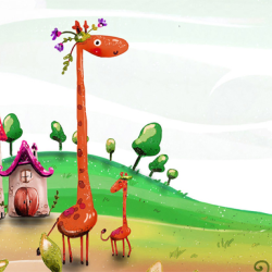 Cartoon Giraffe Puzzle