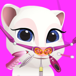 Talking Tom Angela Nose Doctor