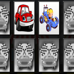 Racing Cars - Memory Game