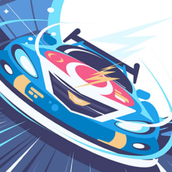 Fast Racing Car Hidden