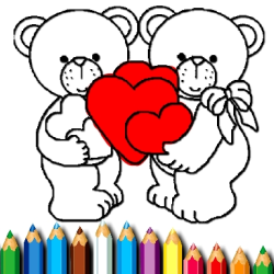 Happy Valentines Day Coloring