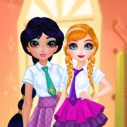 Princesses BFF Rush to School