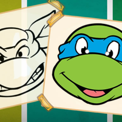 Ninja Turtles Coloring Book