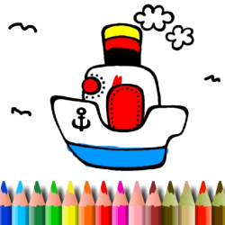 BTS Boat Coloring