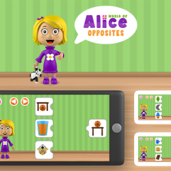 World of Alice - Opposites game