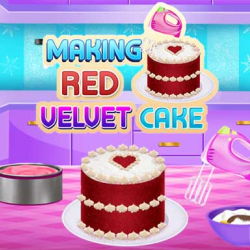 Making Red Velvet Cake