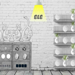 Black and white House Escape