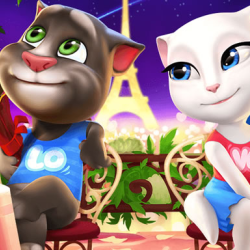 Talking Tom and Angela Coloring