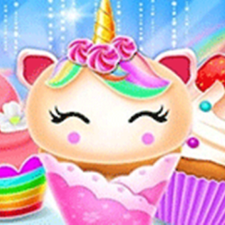 Unicorn Mermaid Cupcake Cooking Design - Creative