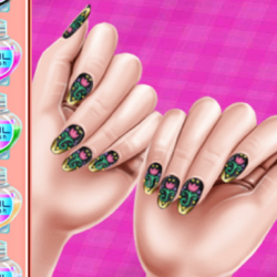 Royal Theme Nail Art DIY