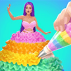 Icing On Doll Cake - Creative Bakery