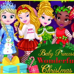 Baby Princesses Christmas: Dress Up Game