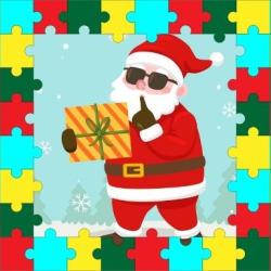 Santa Puzzle For Kids