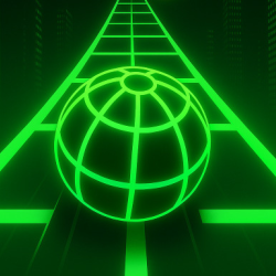 Neon Ball Slope